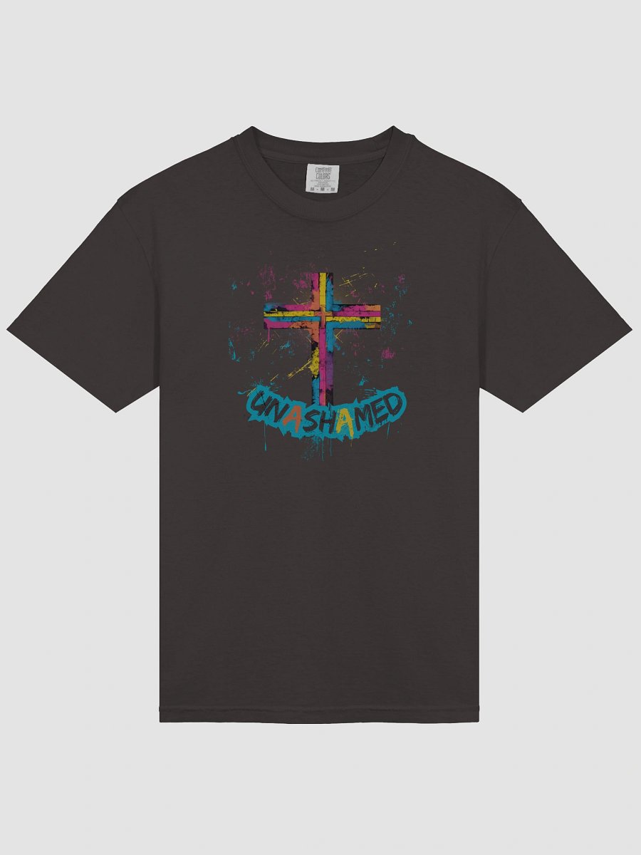 Unashamed Ro 1:16 Cross T-Shirt - Unisex Comfort Colors fit product image (22)
