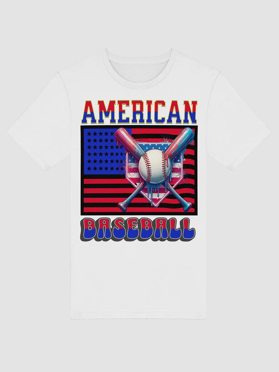 American Baseball Flag T-Shirt product image (53)