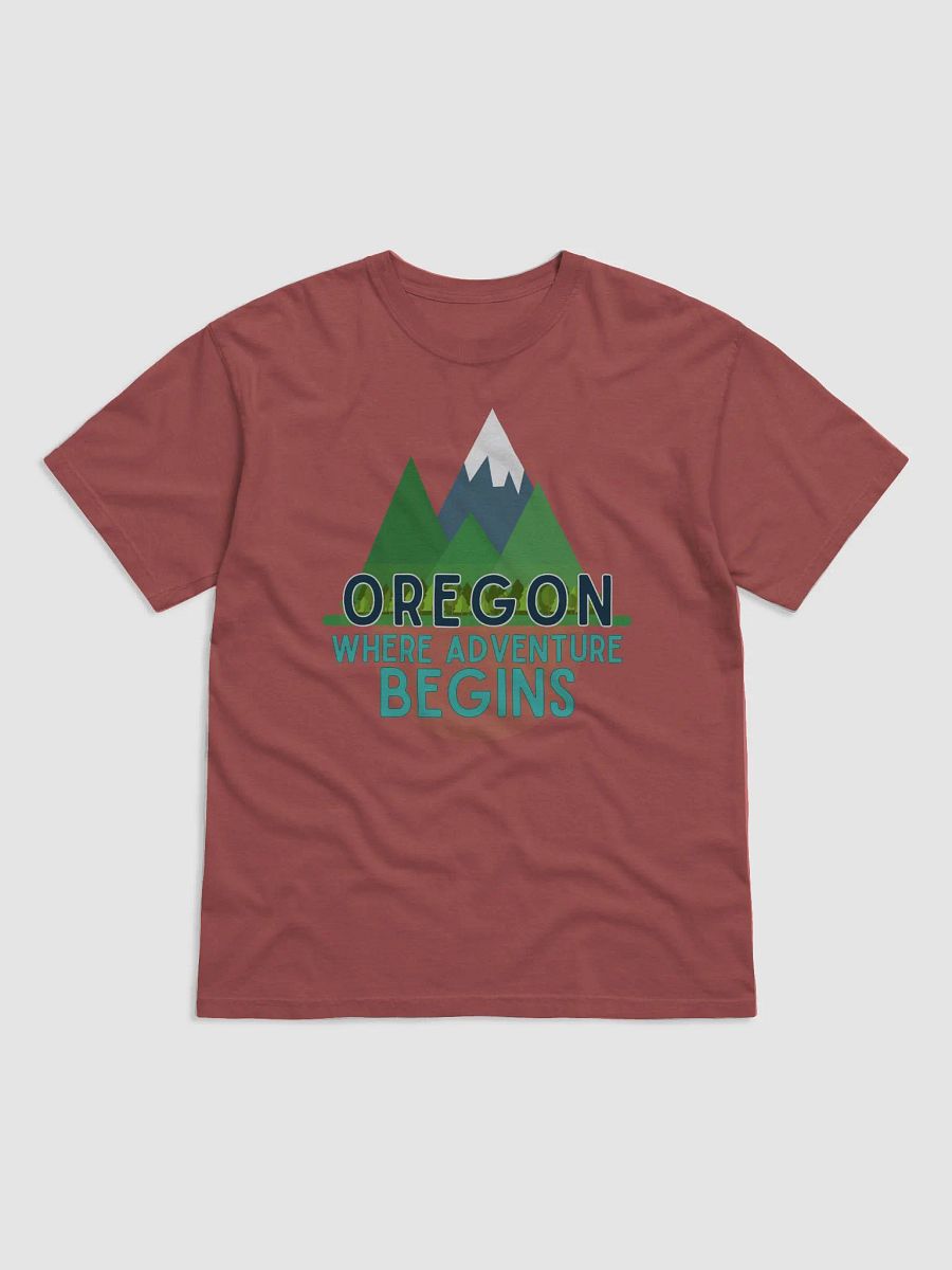 Oregon Adventure Mountain Garment Dyed Heavyweight Tee product image (1)