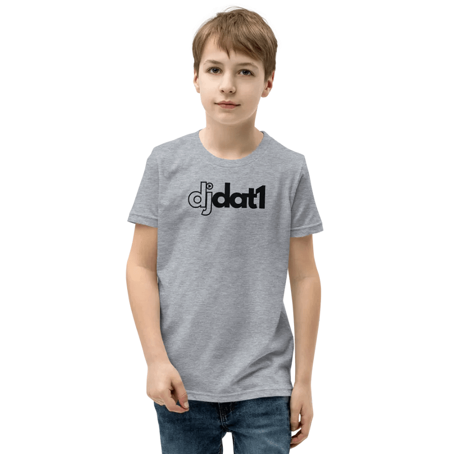 [DJDAT1] Youth T-Shirt (black logo) product image (5)