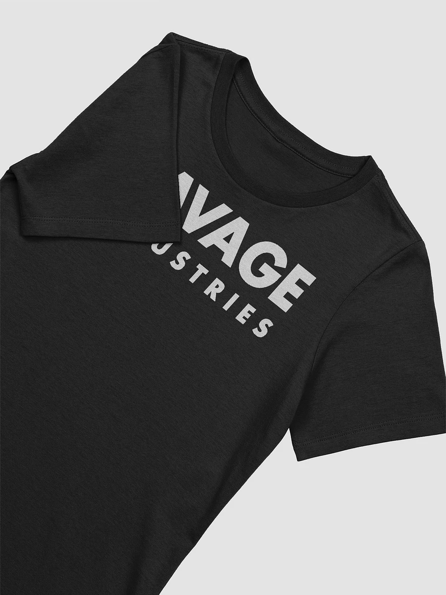 Savage Industries (Black) (Women's Supersoft Relaxed Fit Tee) product image (2)