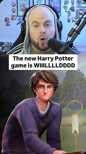 The new Harry Potter: Quidditch Champions game is absolutely wild hahahah #harrypotter #gaming #playstationplus #ps5 #quidditch