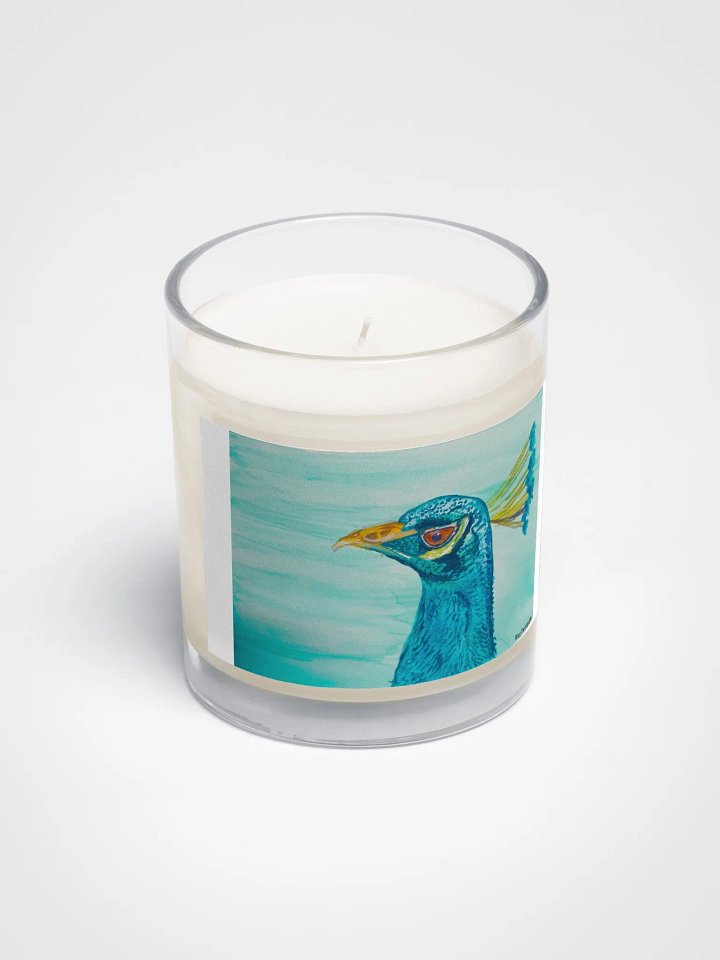 Peacock candle product image (2)