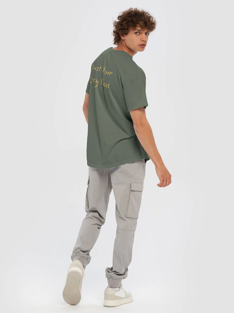 “Trust Your Crazy Ideas” T-Shirt – Olive Edition product image (8)