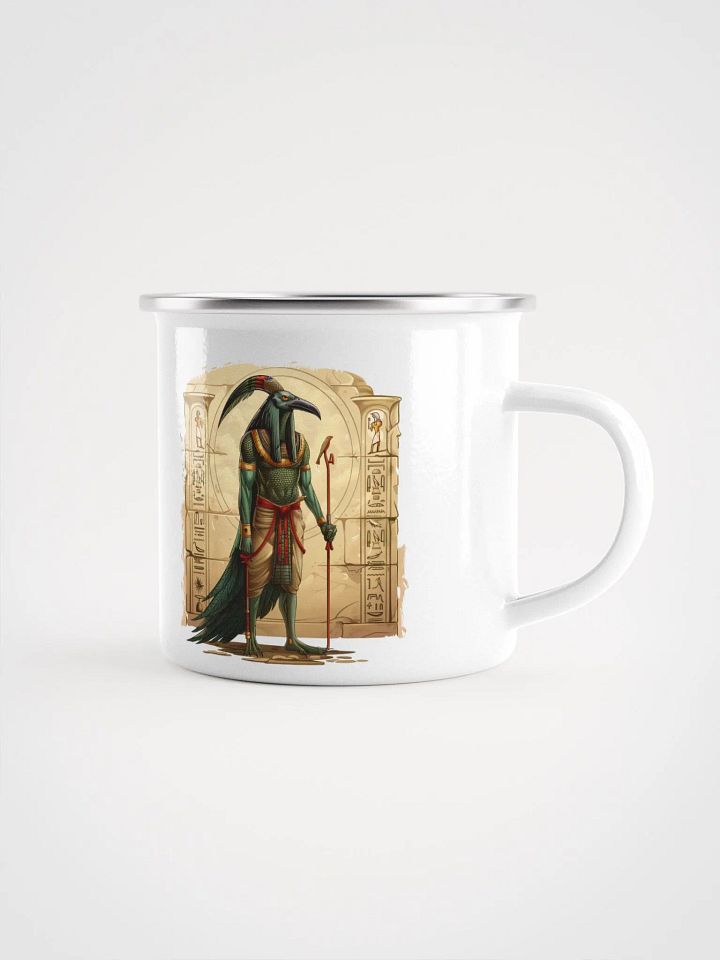 Thoth - The Egyptian God of Wisdom Enamel Mug product image (1)