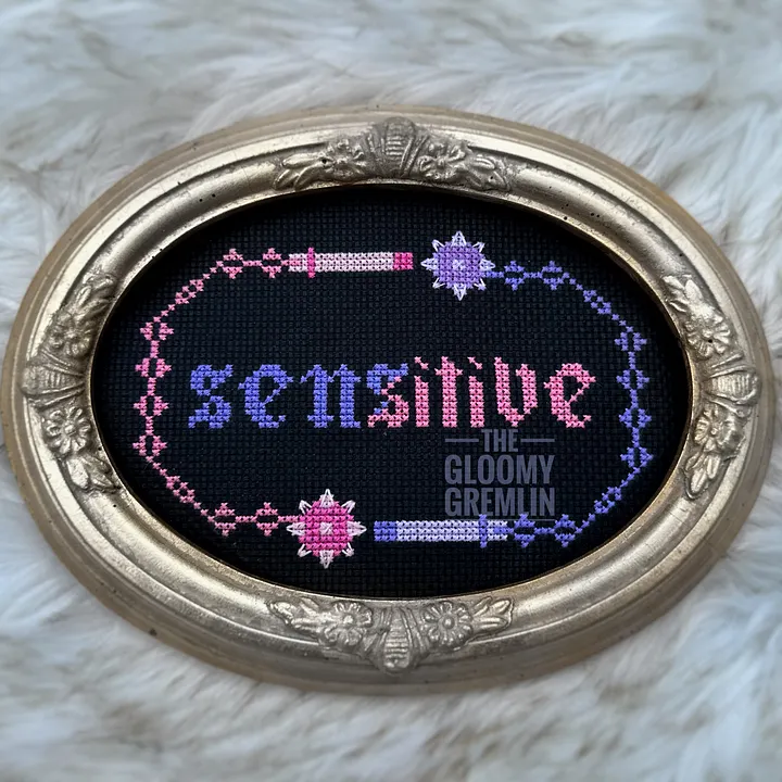 Sensitive - Cross Stitch Pattern product image (1)