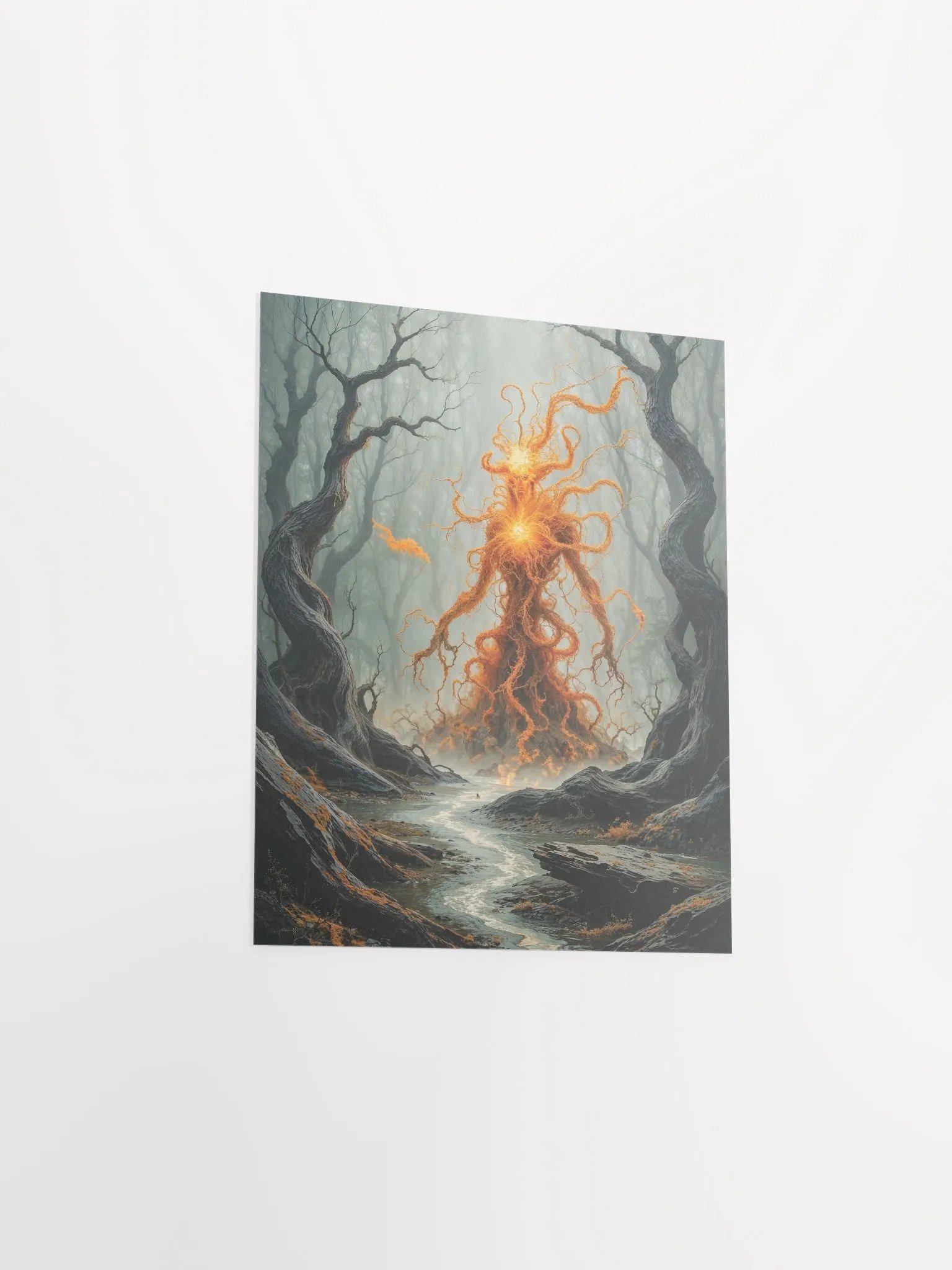 Fiery Forest Vines Poster product image (22)