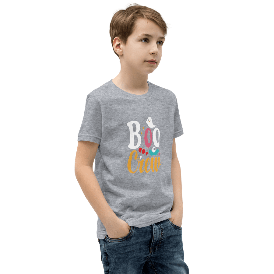 Kids Youth Short Sleeve T-Shirt Fun Halloween Slogan product image (2)
