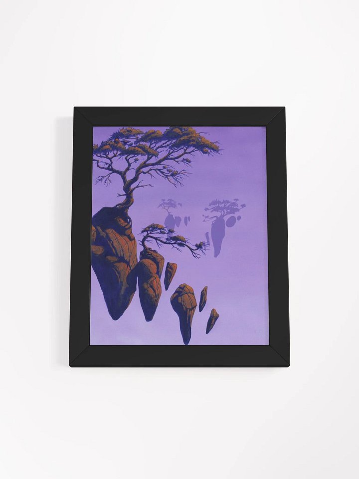 Gardens of the Sky Wood Framed Matte Poster product image (2)