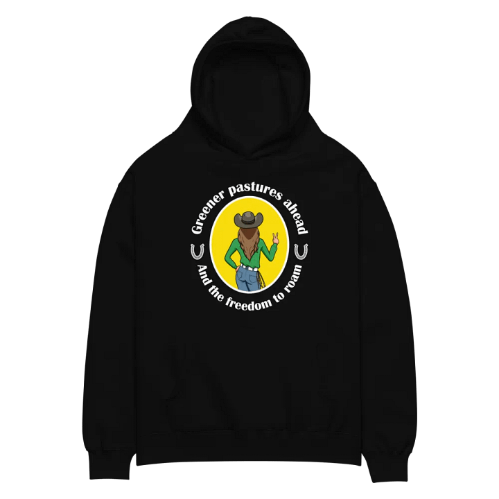 Greener Pastures Ahead - premium, oversized hoodie product image (1)
