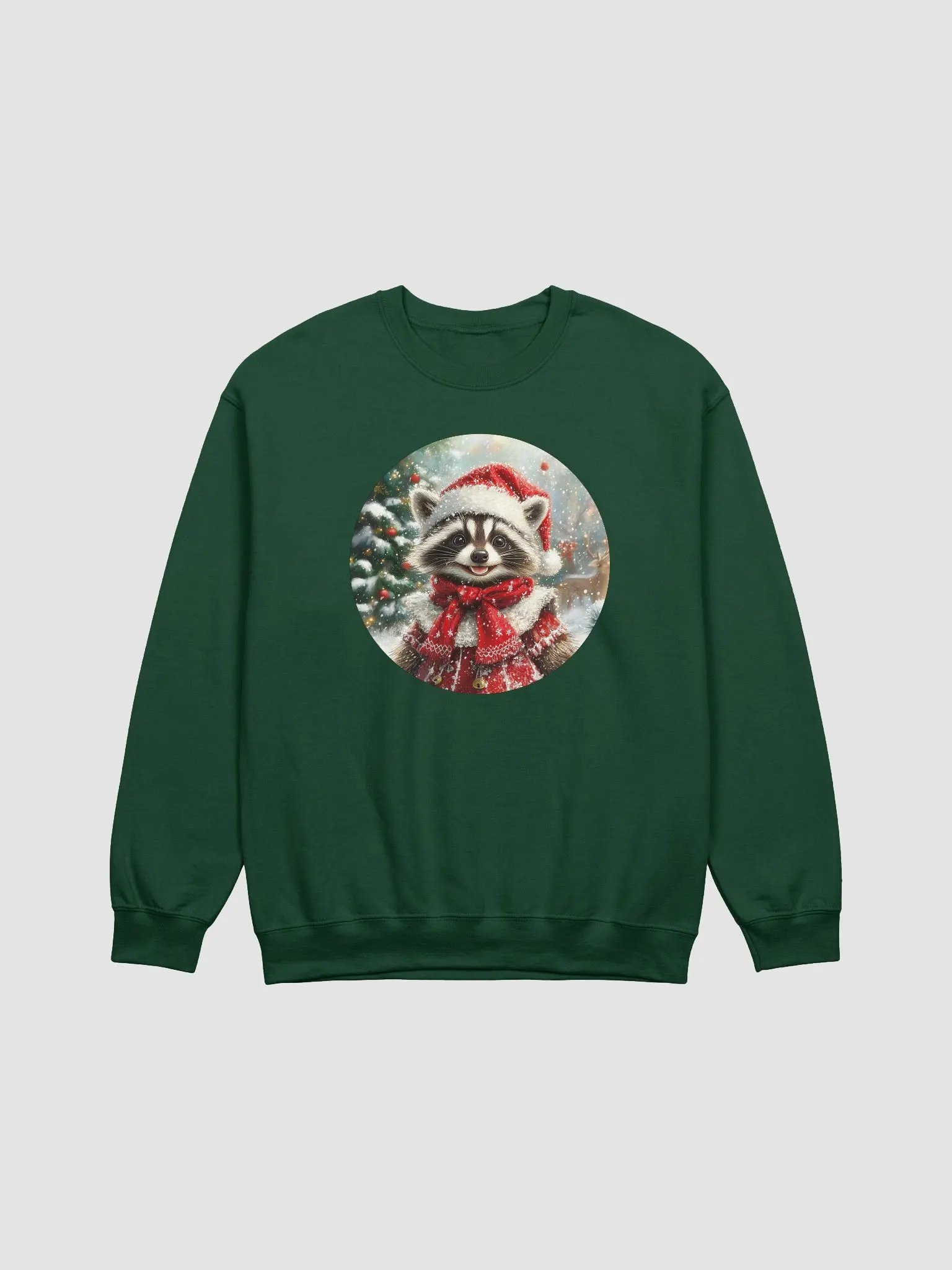 Winter Wonderland Raccoon Crewneck product image (1)