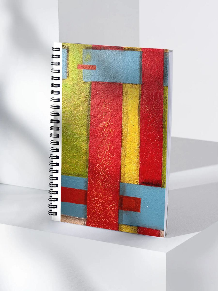 Geometric Fusion Spiral Notebook product image (4)