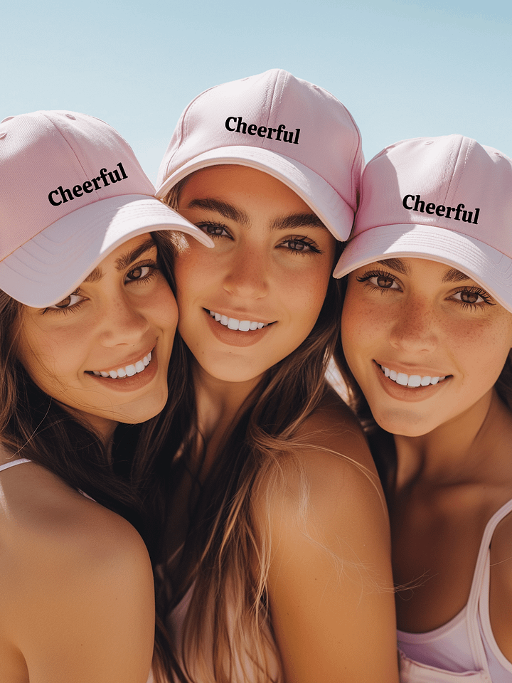 “Cheerful” My Vibe Baseball Hat product image (5)