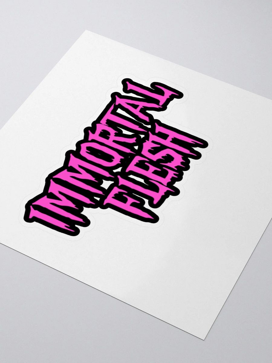 Flesh Logo Sticker (Purple) product image (3)