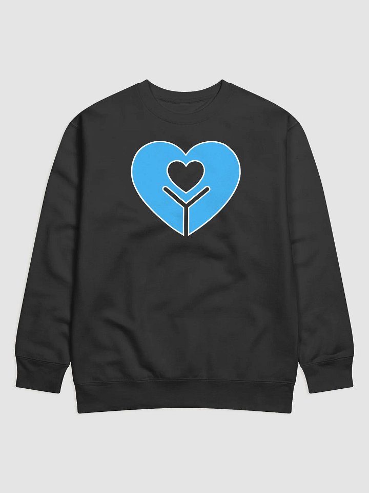 Black Crew Neck (Blue Logo) product image (1)