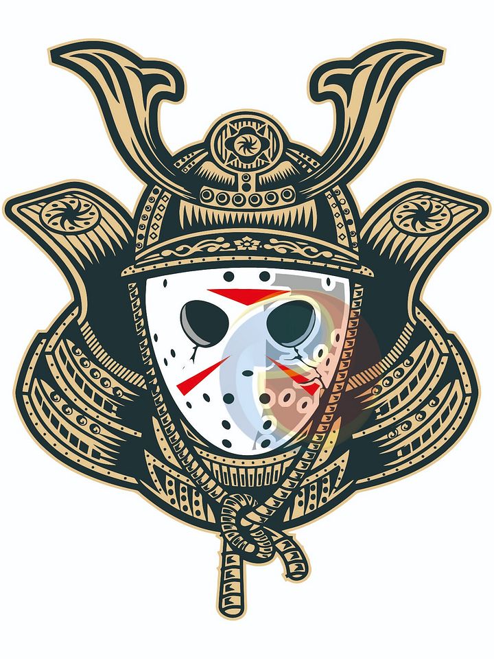 Samurai Jason - Digital Download - Samurai Helmet with Hockey Mask product image (1)