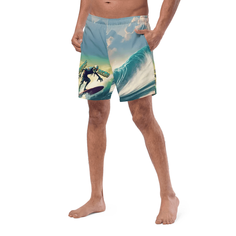 Surfin' Dead All-Over Print Swim Trunks product image (7)