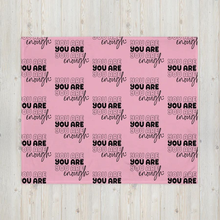 You Are Enough Blanket product image (4)
