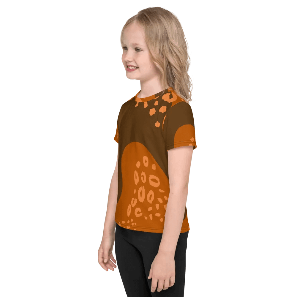 Orange Safari Adventure Kids T-Shirt product image (3)