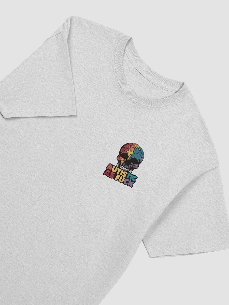 Autistic As Fuck Puzzle Piece Skull T-shirt product image (26)