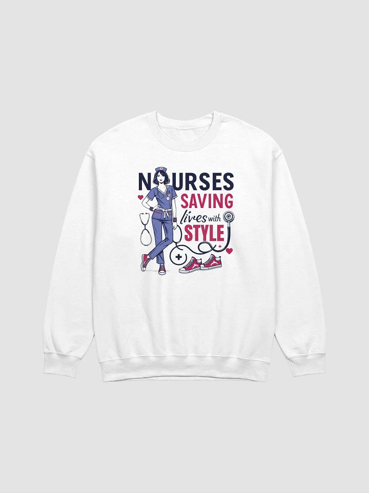 Nurse Style Icon Crewneck Sweatshirt product image (4)