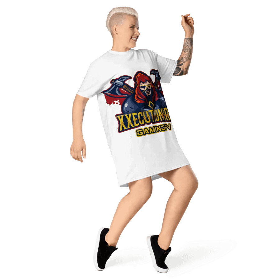 Reaper's Rage All-Over T-Shirt Dress product image (8)