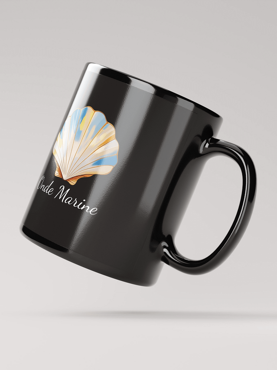 Mug Noir - Onde Marine - Idée Cadeau Orignal product image (2)
