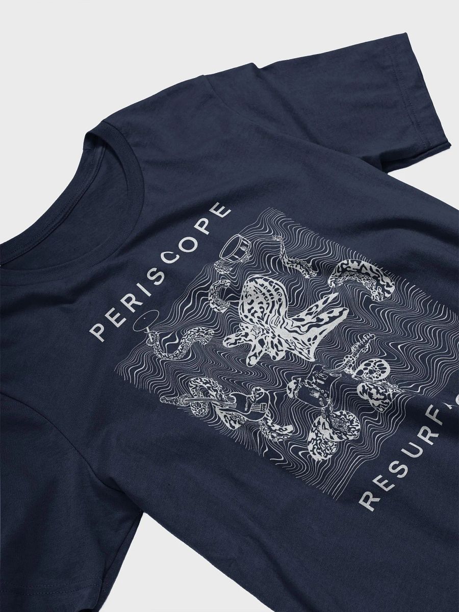 Periscope Resurfaced White Print Tee (12 Color Options!) product image (3)