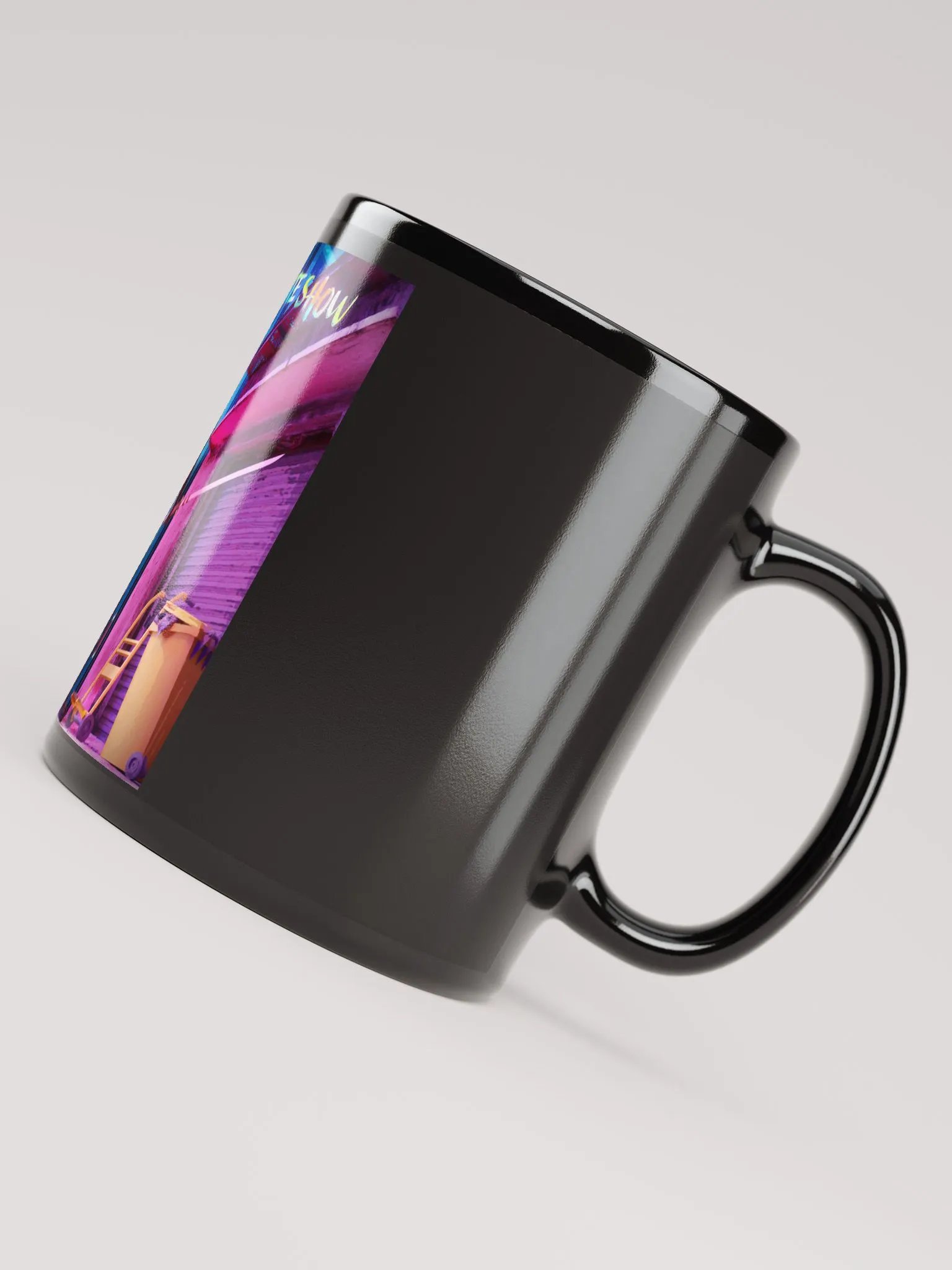The Vigilante Show Black Glossy Mug product image (5)