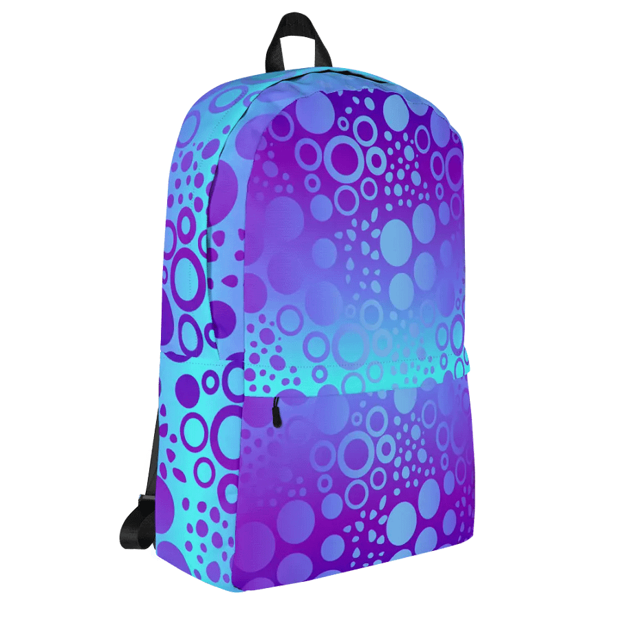 Cool Neon Circles Backpack product image (4)
