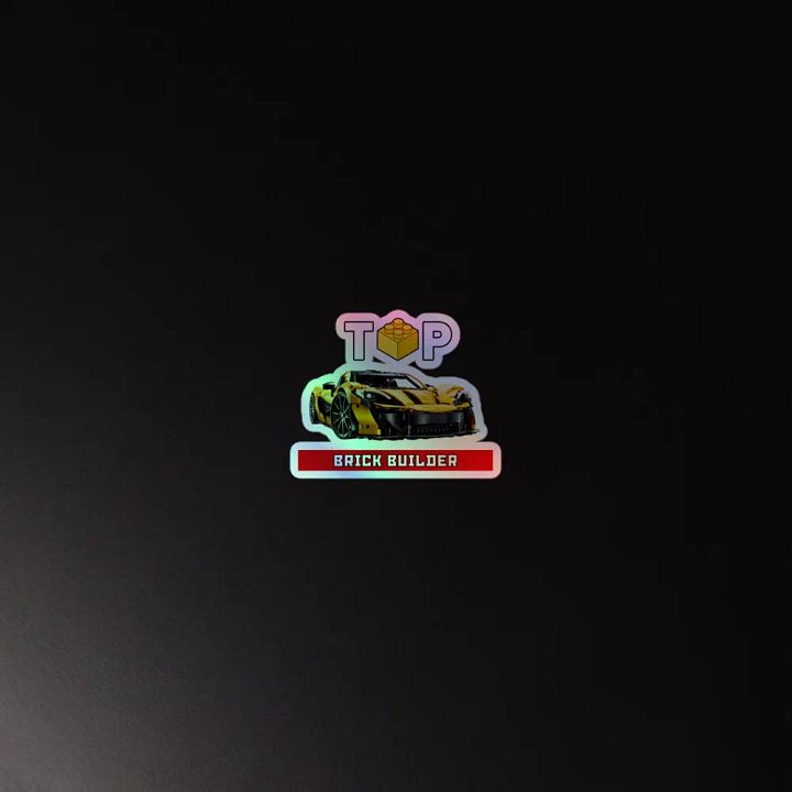 Top Brick Builder Stickers Kiss-Cut Holographic Sticker Sheet product image (4)