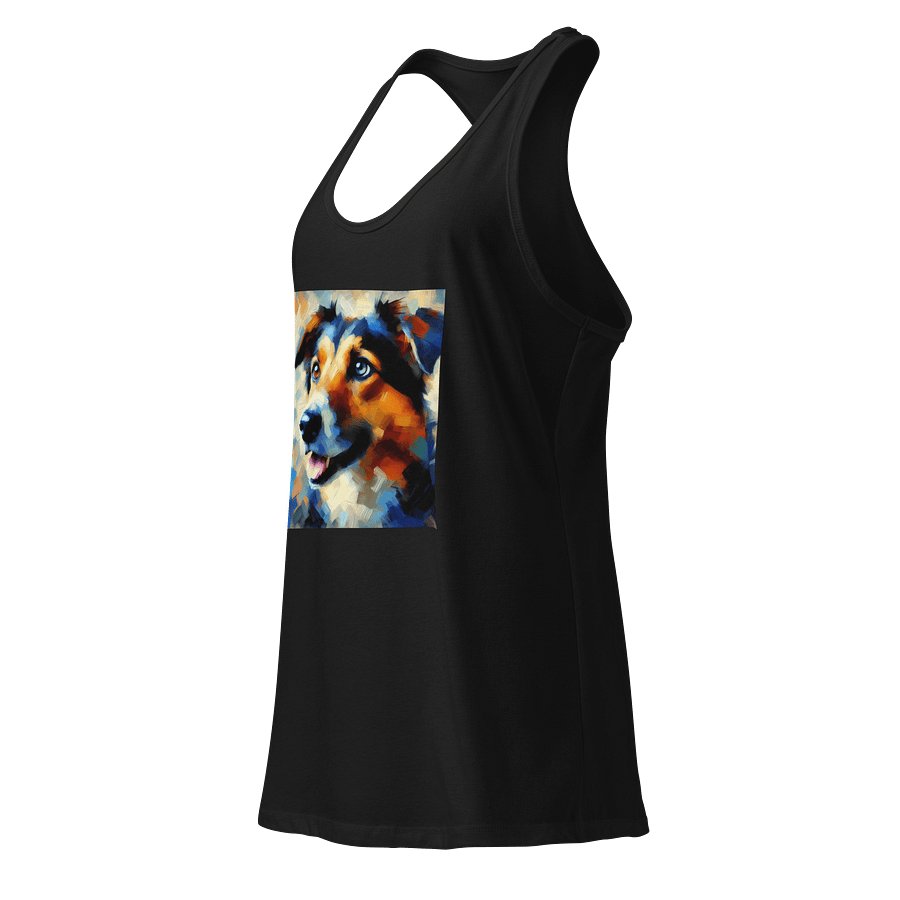Vibrant Dog Abstract Women's Racerback Tank product image (3)