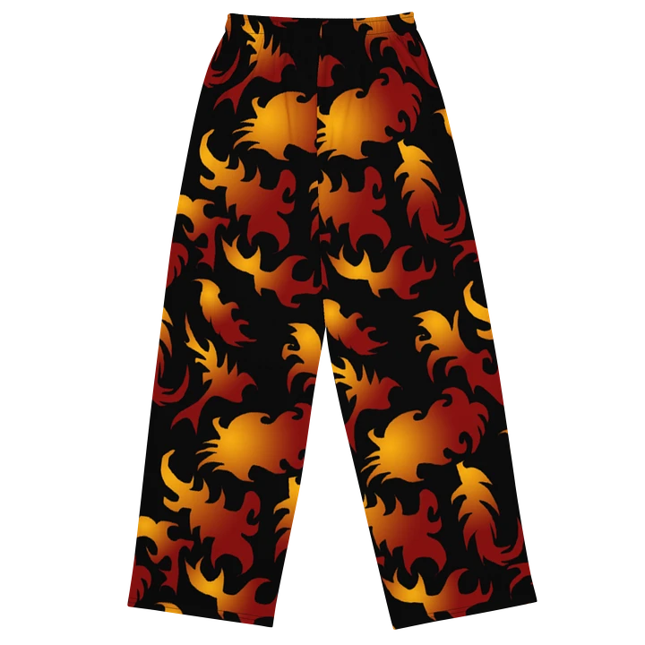 Abstract Flames Wide Leg Pants product image (1)