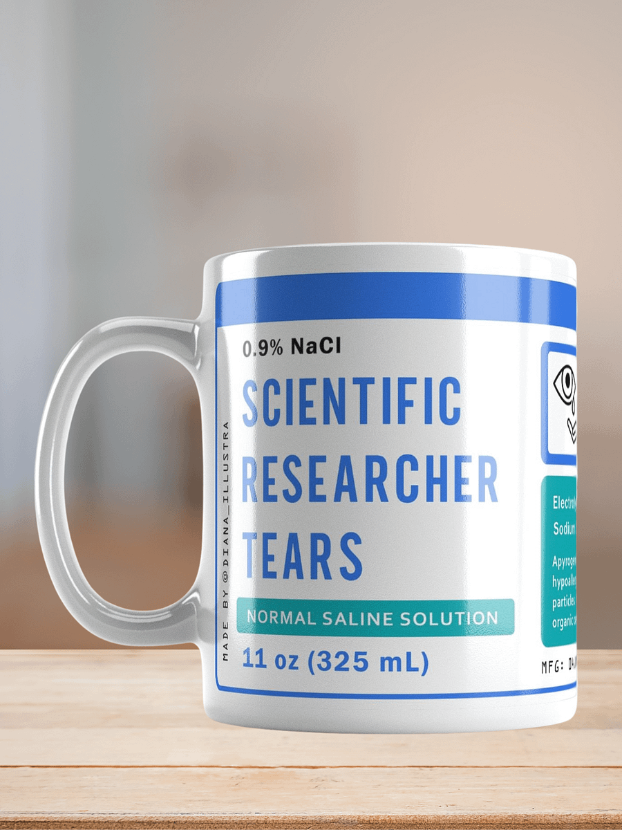 "Scientific researcher tears" Ceramic mug product image (7)