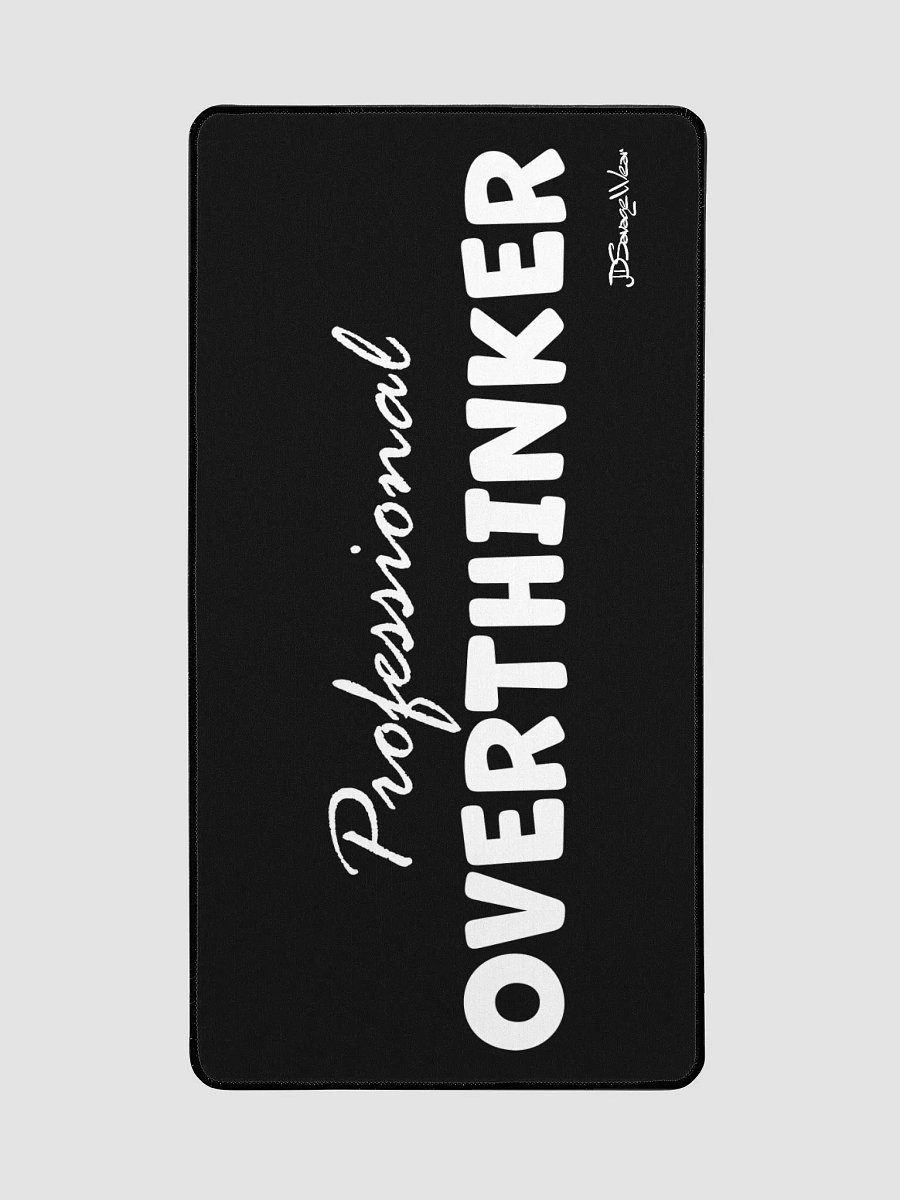 Professional Overthinker Desk Mat – 15.5" x 31.5" product image (2)
