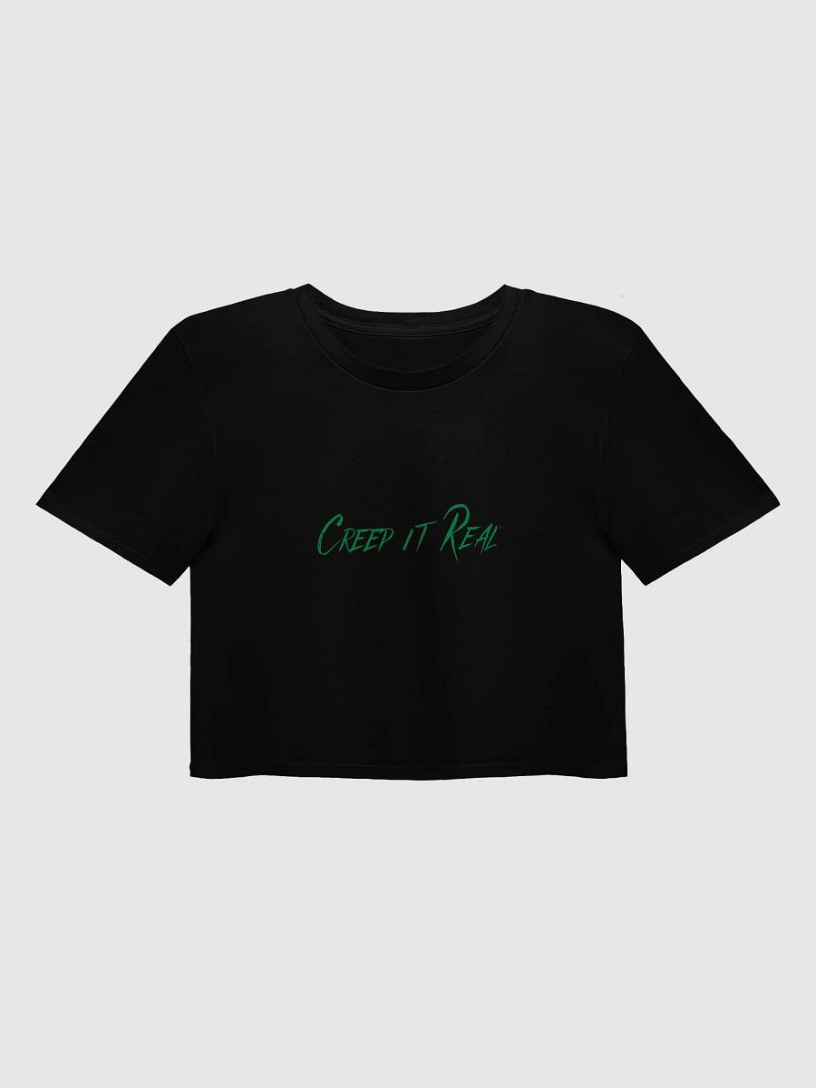 "Creep It Real" - Black Crop Top product image (1)
