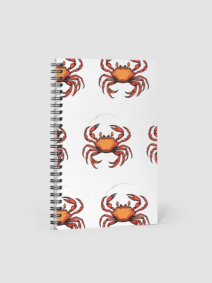 Crab Claw Chronicles Spiral Notebook product image (1)