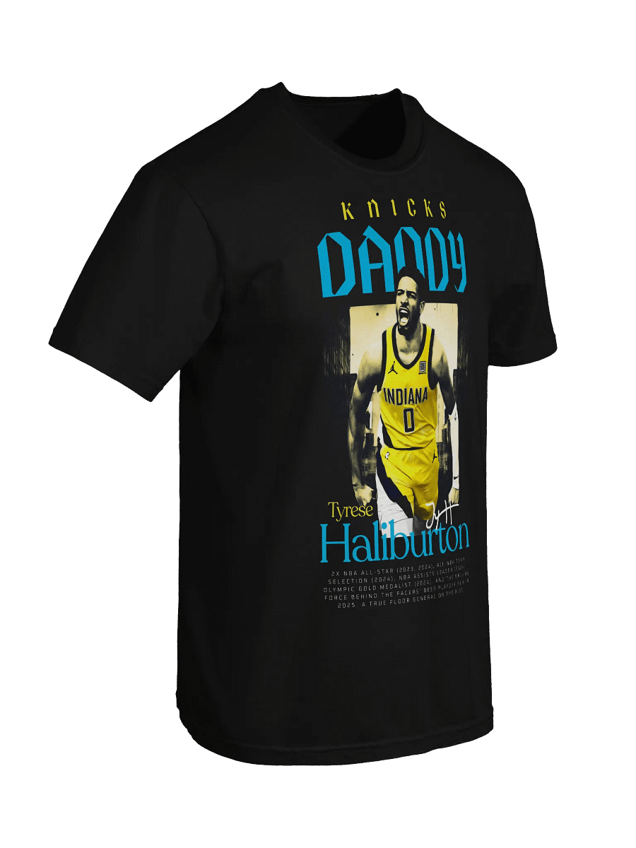 Tyrese Haliburton 2025 East Finals T-Shirt – Pacers vs Knicks Basketball Tribute Tee Classic T-Shirt product image (4)
