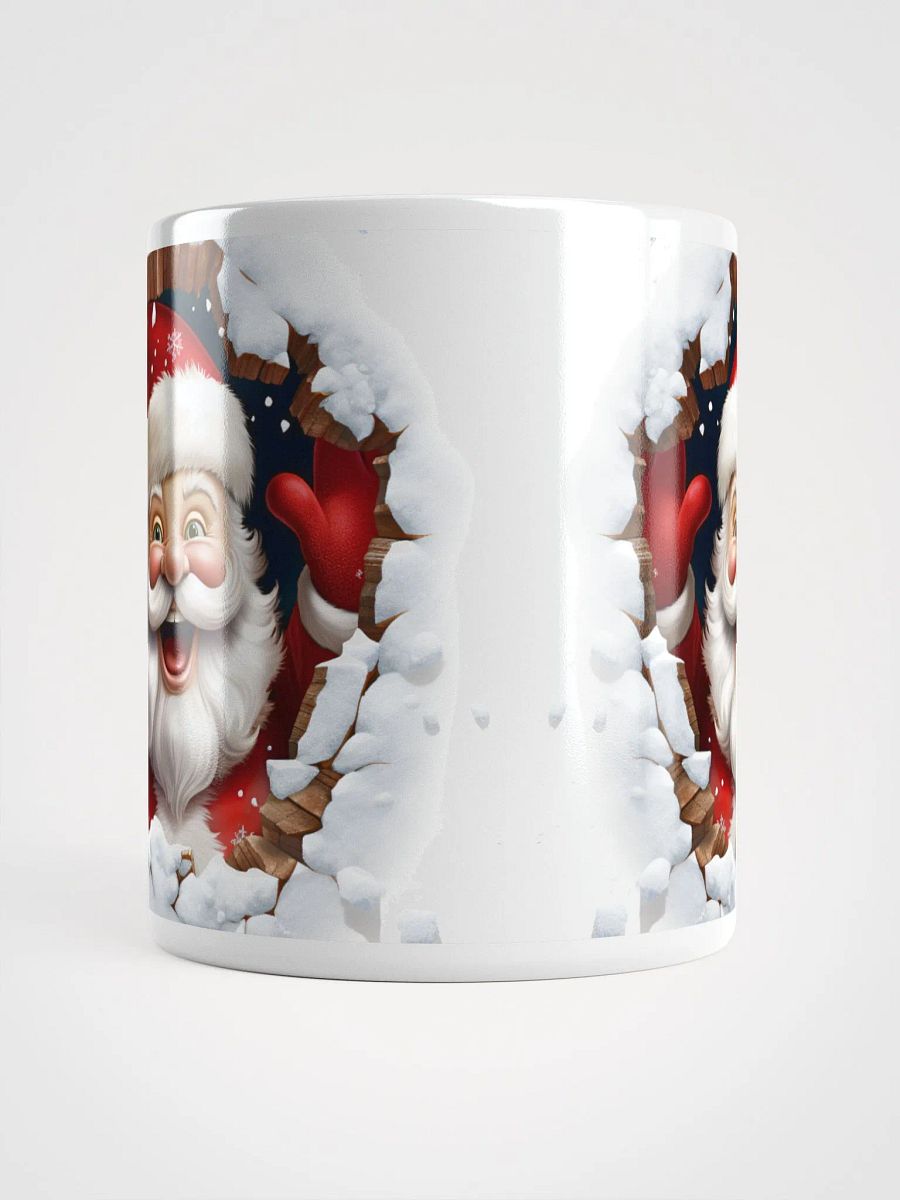 Santa's Surprise Visit 3D Christmas Mug - Double the Delight! product image (15)
