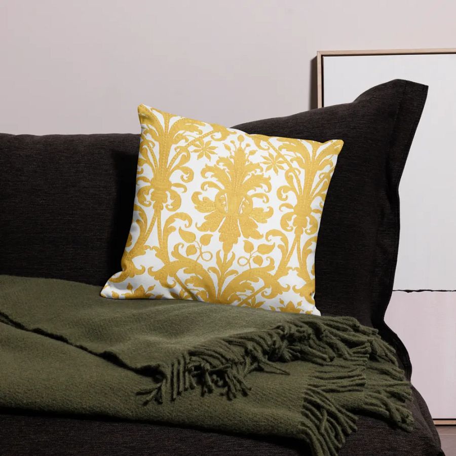 Gold Ornate Pillow product image (5)