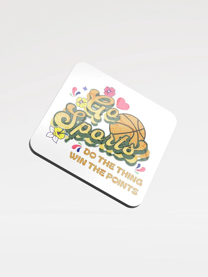 Go Sports Basketball Winning Cork Coaster product image (1)