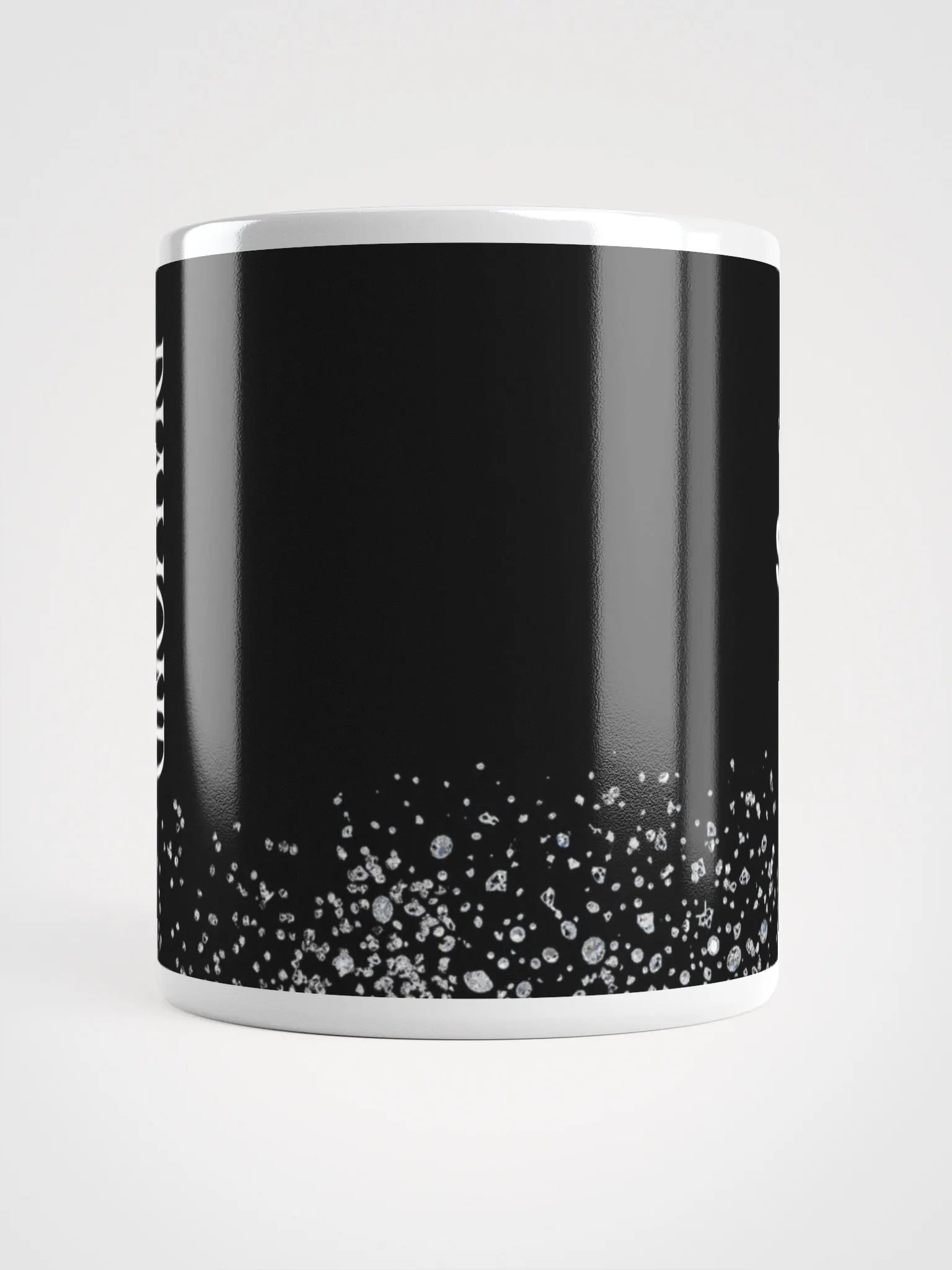 Diamond Heart White Glossy Mug product image (5)