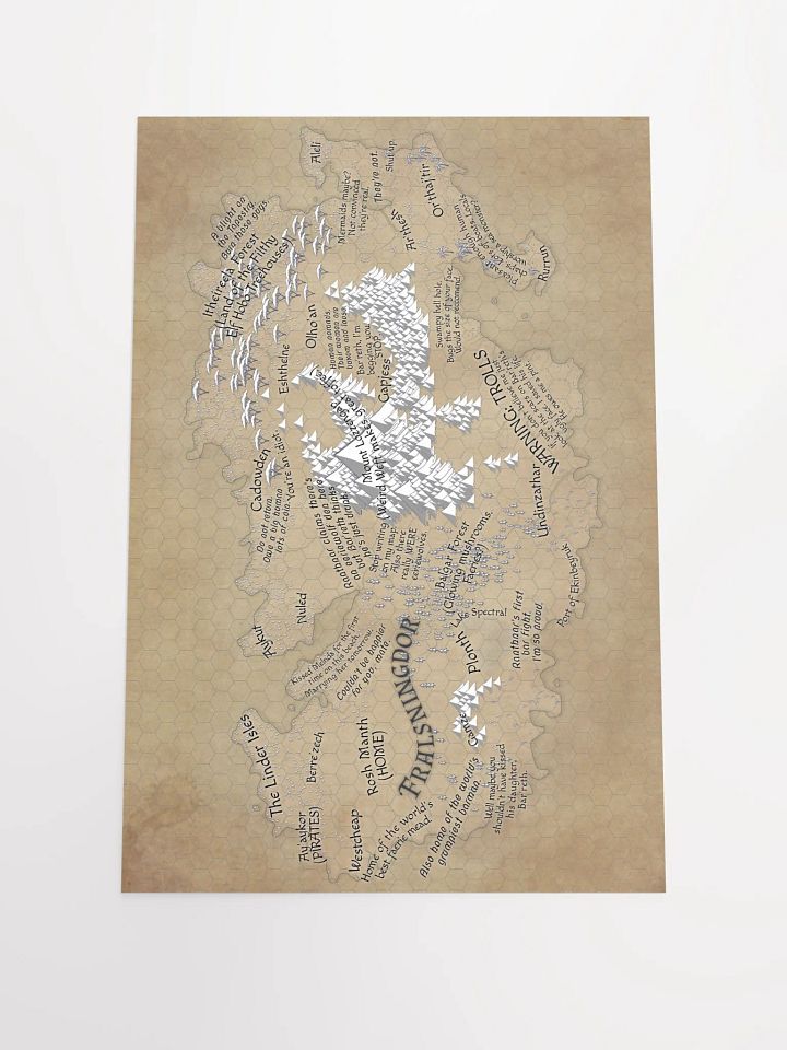 Fralsningdor Map Poster product image (1)