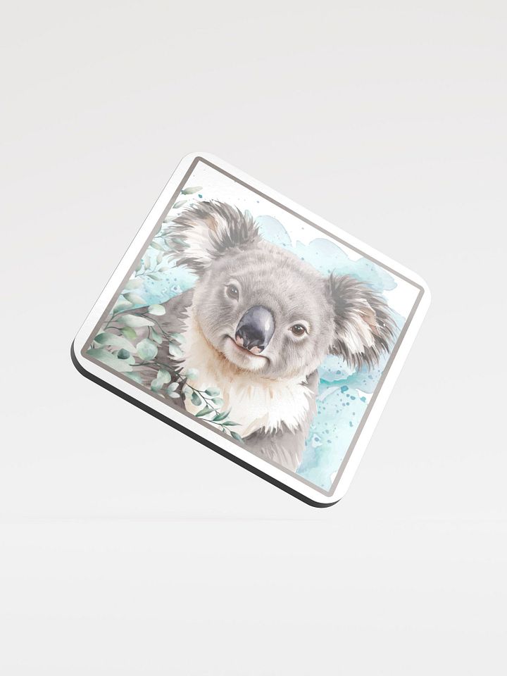 Koala Glossed Cork Coaster product image (1)