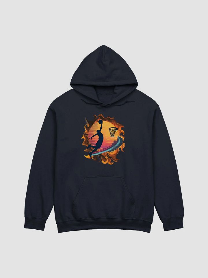 Space Shooter Basketball Sunset Slam Dunk Hoodie product image (13)