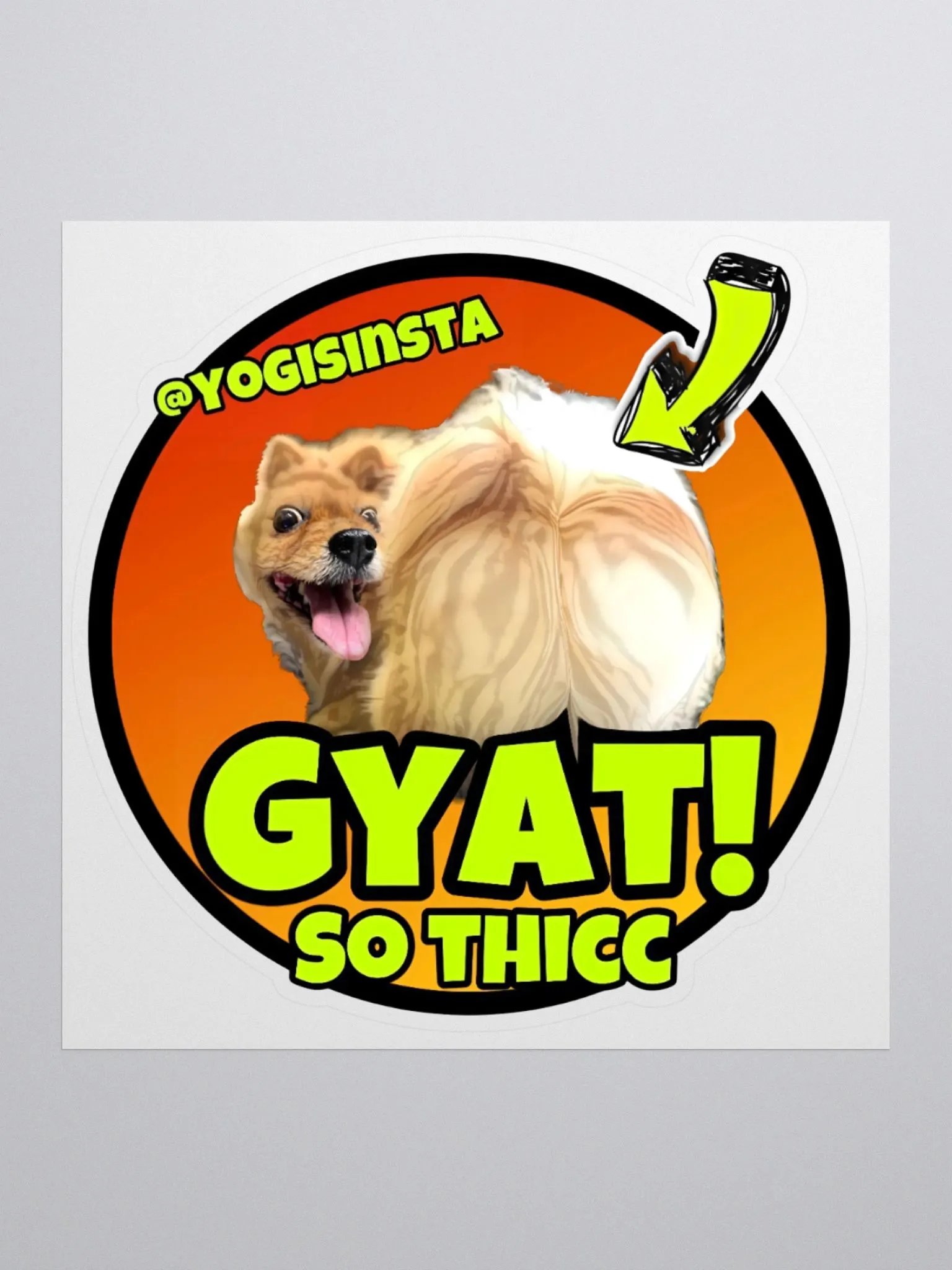 Dog Gyat Sticker product image (1)