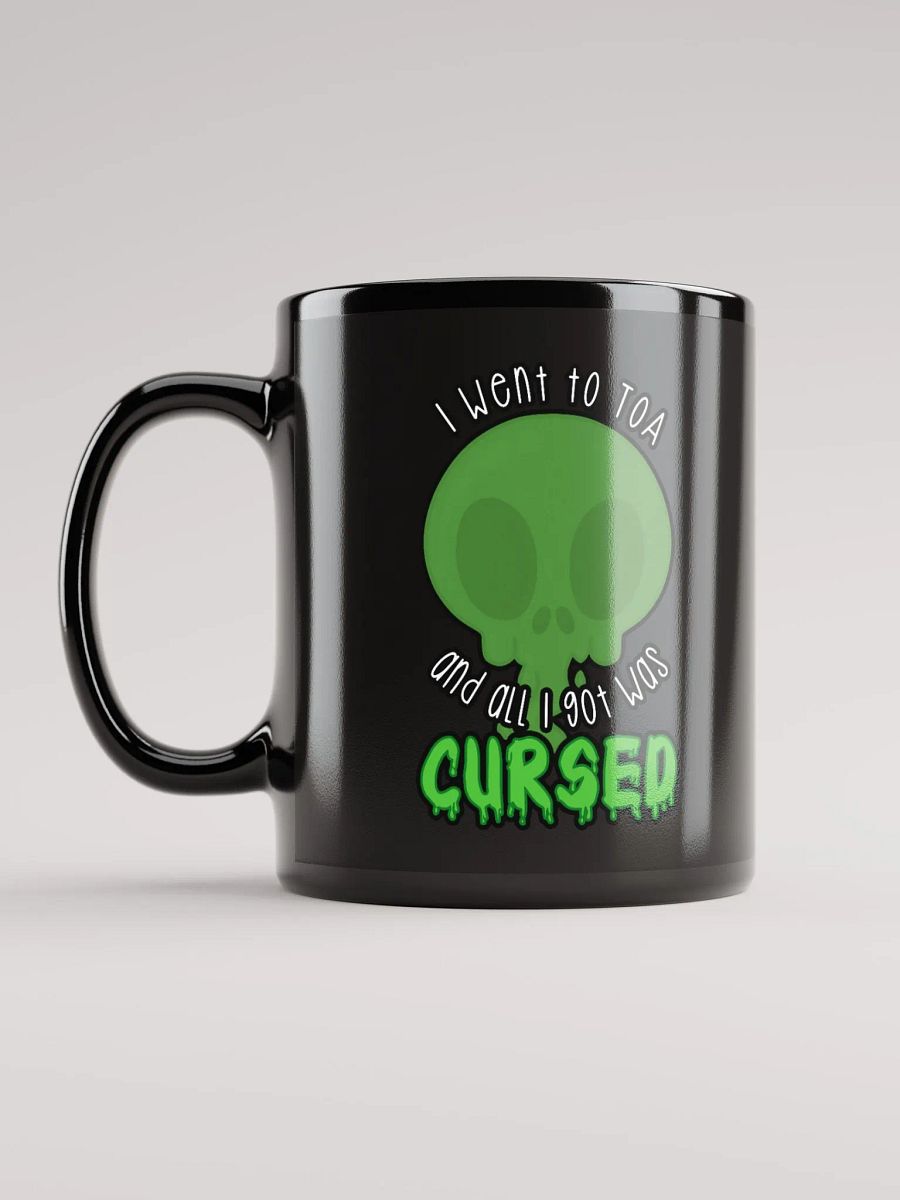 All I Got Was Cursed - Hunter - Black Glossy Mug product image (6)