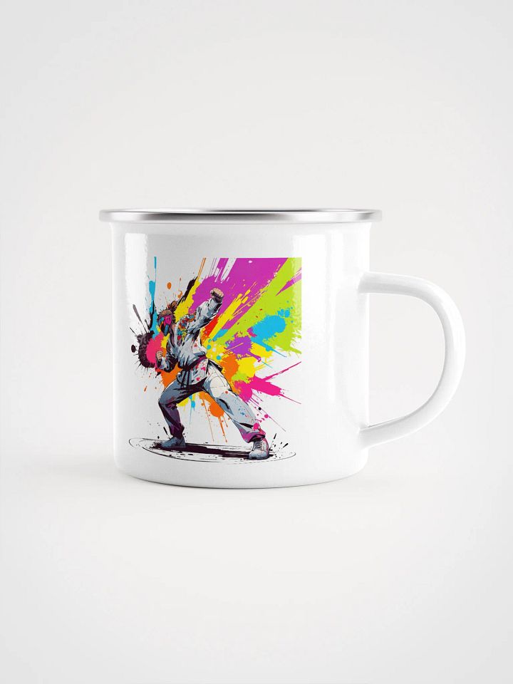 Enamel Mug ( D_0144_Color Kick Taekwondo Boy of the Streets ) product image (1)