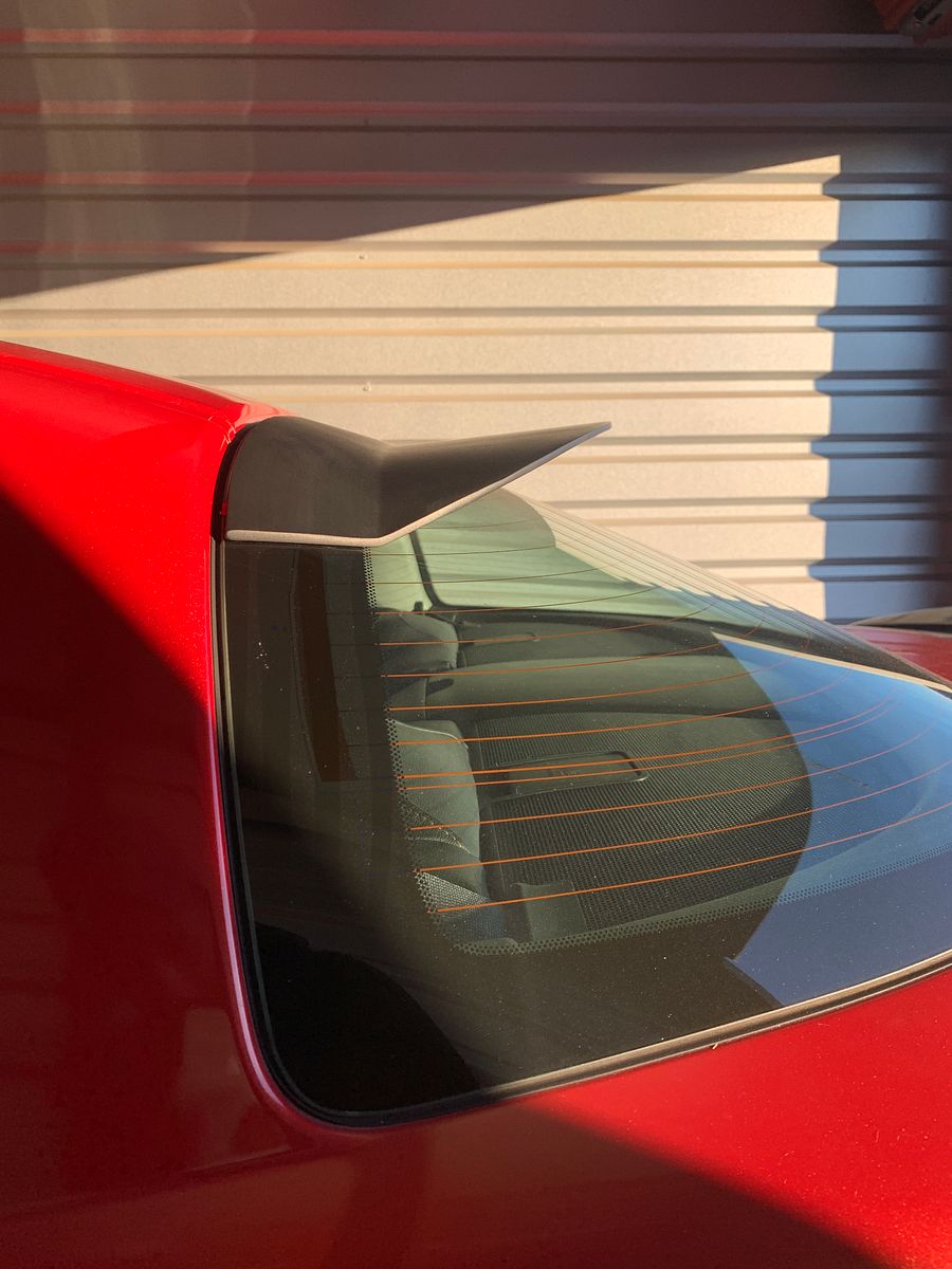Mazda RX-8 Rear Window Visor Plastic product image (1)