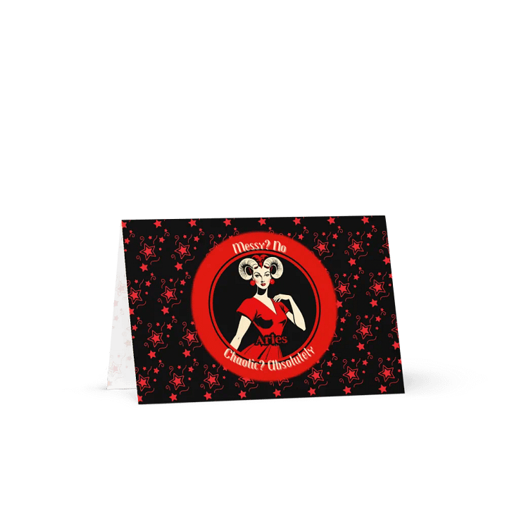 Aries 2025, Messy? No, Card product image (1)